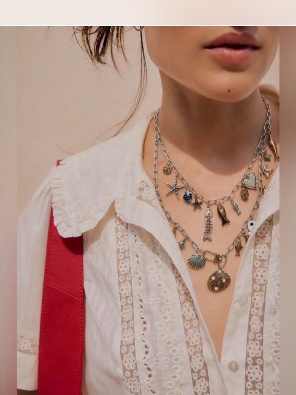 NWOT Free People Maxamillion Fish Out of Water Necklace